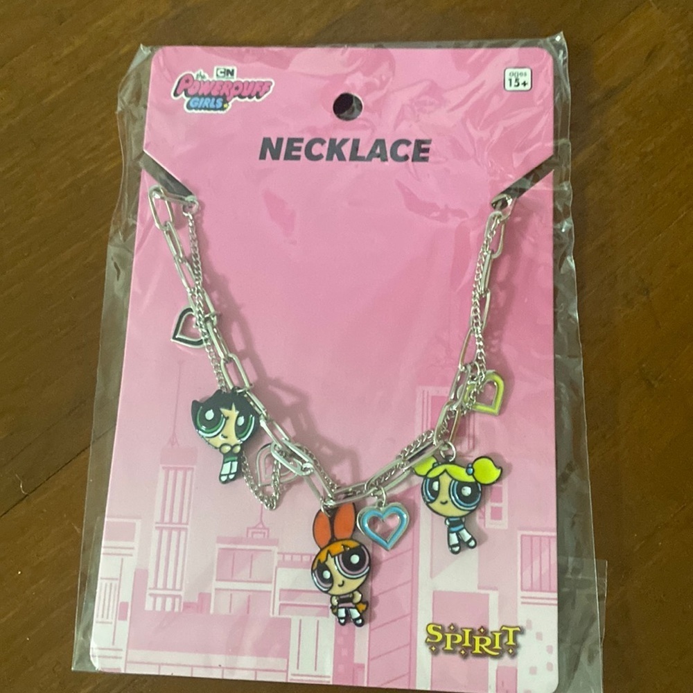 Powerpuff girls necklace